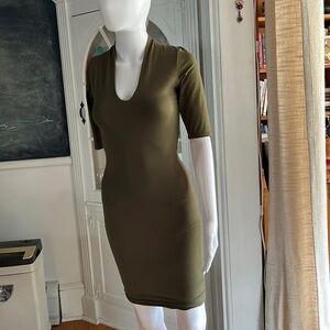 Joe and Elle Olive Green Dress